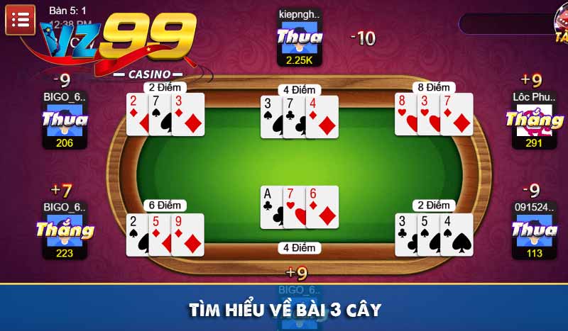 Bài 3 cây là gì? Kinh nghiệm đánh bài 3 cây luôn thắng 6 Tìm hiểu về bài 3 cây